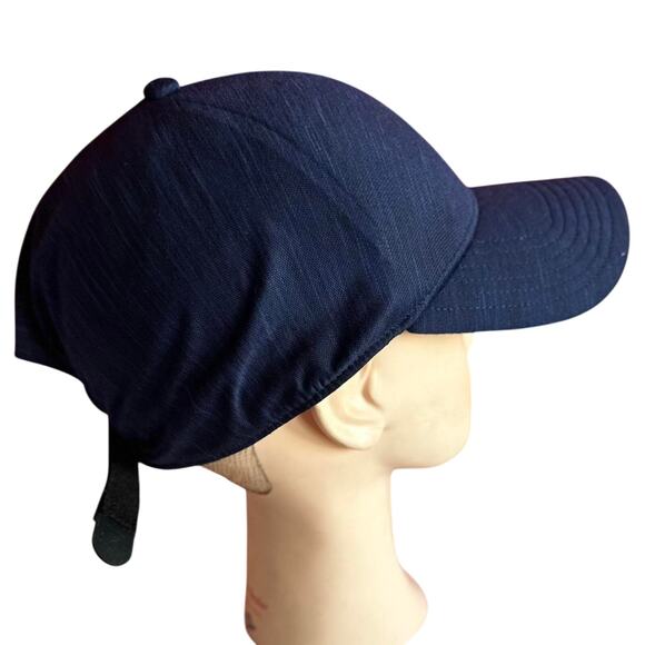 Hat Adjustable Velcro Outdoor Cap Navy Blue New With Tags Sporty Athletic - Picture 3 of 7